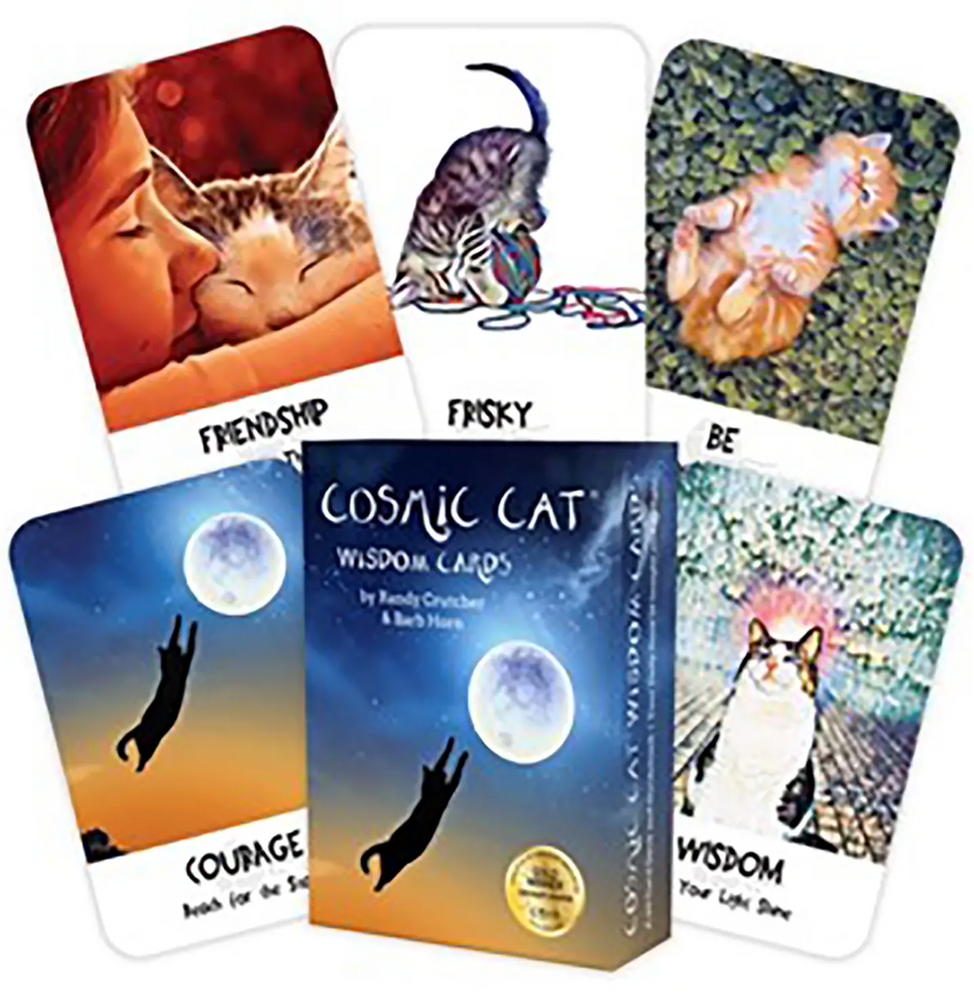 Cosmic Cat Wisdom Cards by Randy Crutcher and Barb Horn