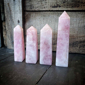 
                  
                    Load image into Gallery viewer, Rose Quartz Tower
                  
                