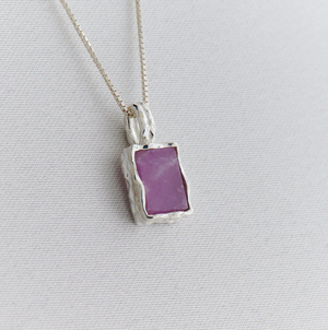 
                  
                    Load image into Gallery viewer, Pink Lepidolite Pendant and Sterling Silver Adjustable Chain
                  
                