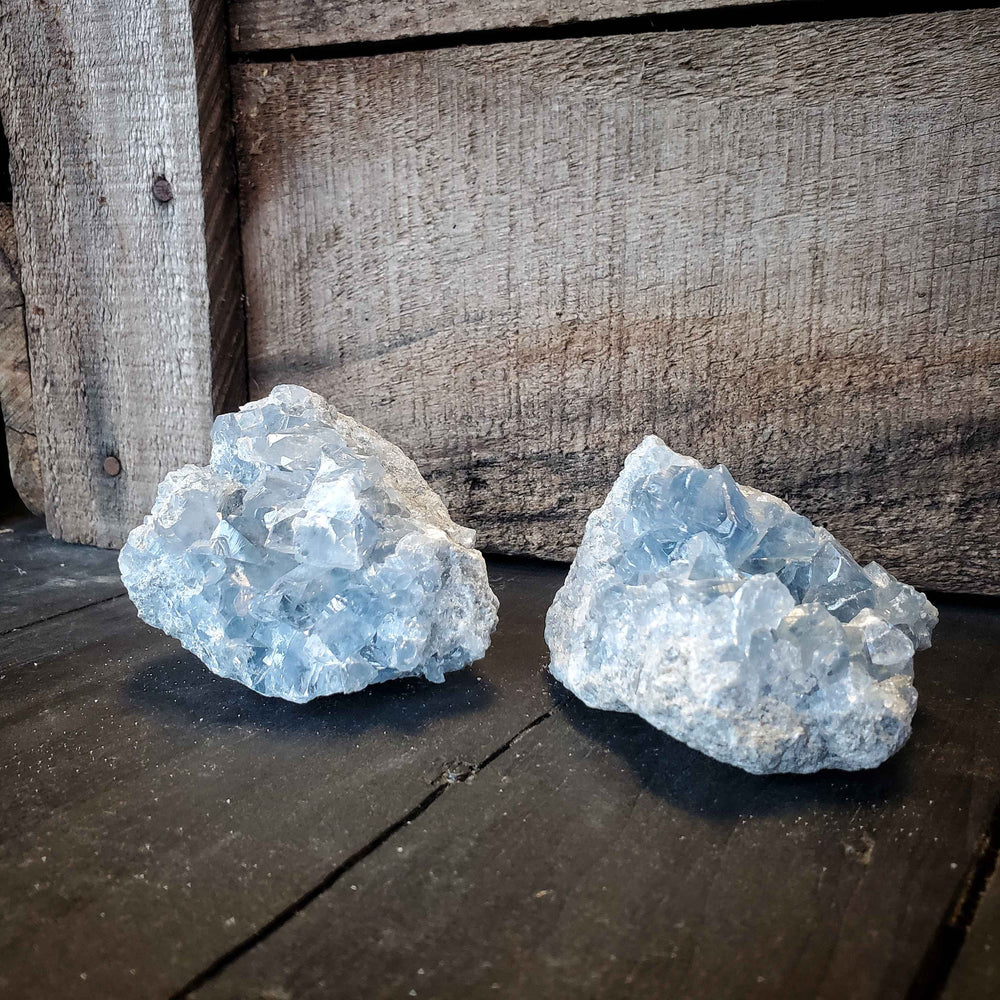 
                  
                    Load image into Gallery viewer, Celestite Druzy Cluster
                  
                