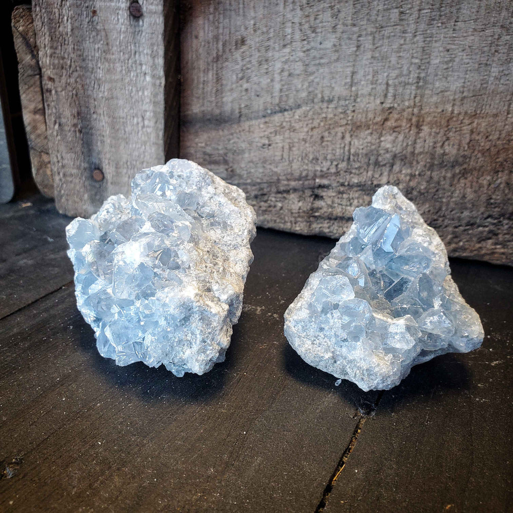 
                  
                    Load image into Gallery viewer, Celestite Druzy Cluster
                  
                